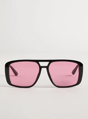 Colored Lens Pilot Sunglasses