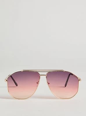 Ombre Aviator Sunglasses