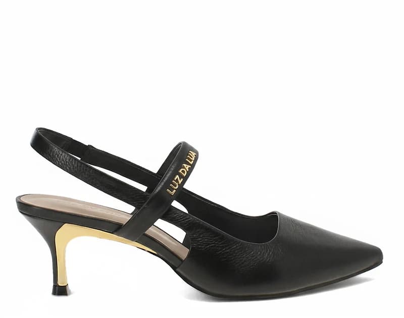 MARIS Black Leather