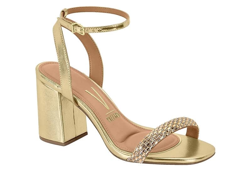 SOLEN Gold Leather & Gems