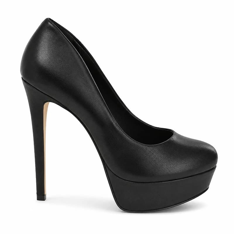 INCURVA Black Leather