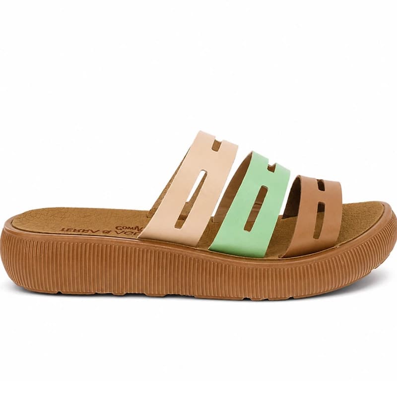 ELSIN Cream Faux Leather