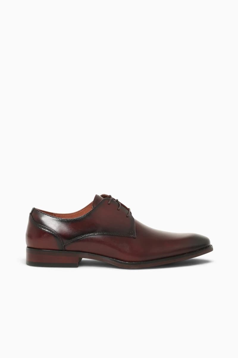 Sorrento Lux Plain Toe Brown Leather