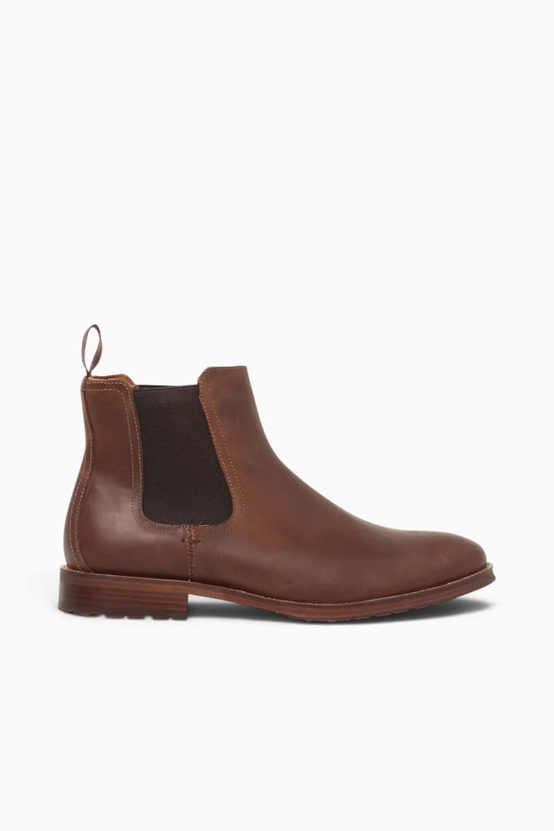 Rucci Lug Plain Toe Chelsea Brown Crazy