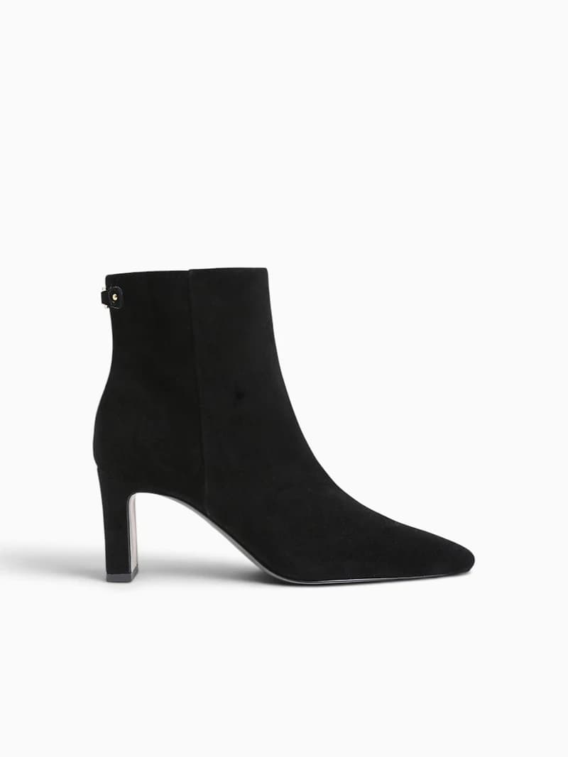 Saige Black Suede