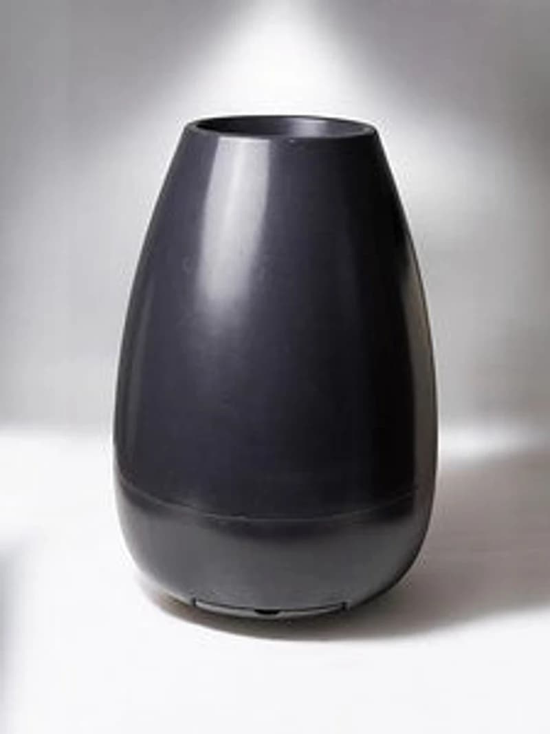 26" VASE OCA - BLACK