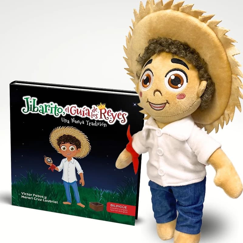 Set Libro Jibarito El Guía de los Reyes + Peluche Jibarito
