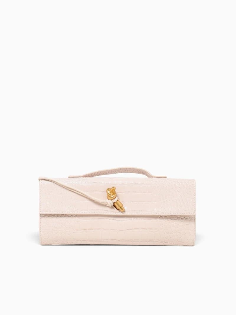 Lucia Clutch Off White