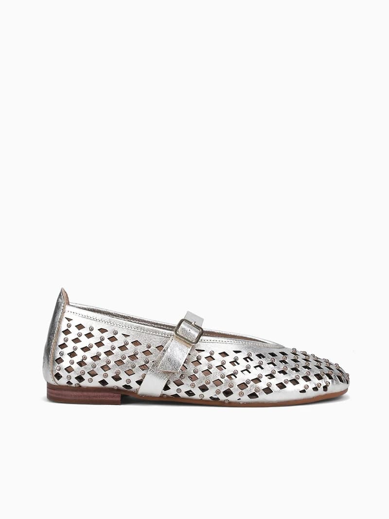 Zeynep Egenog Metallic Leather