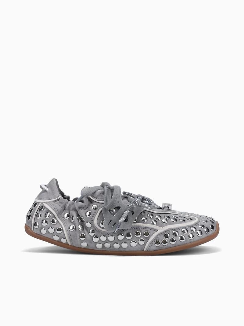 Soul Grey Stud Suede