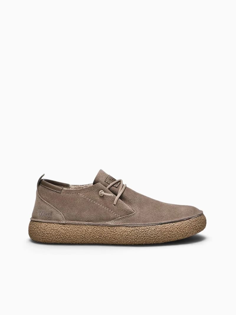 Stride Step Taupe Suede