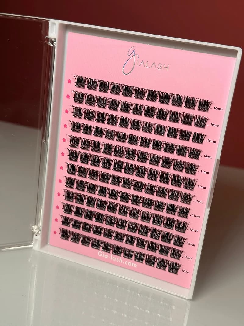 Classic Glam Tray - BLACK 140 Clusters (Size 9mm-12mm)