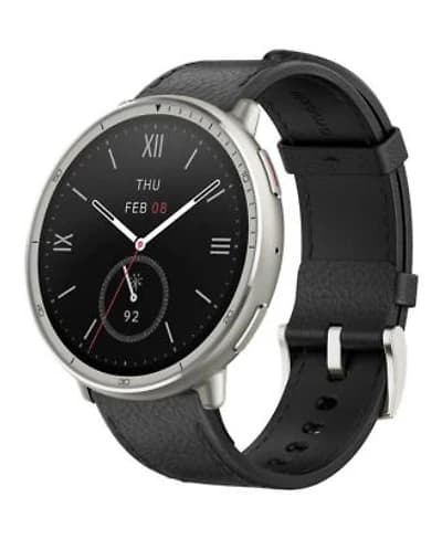 Amazfit Active 2 Smart Watch Black Leather Premium Version